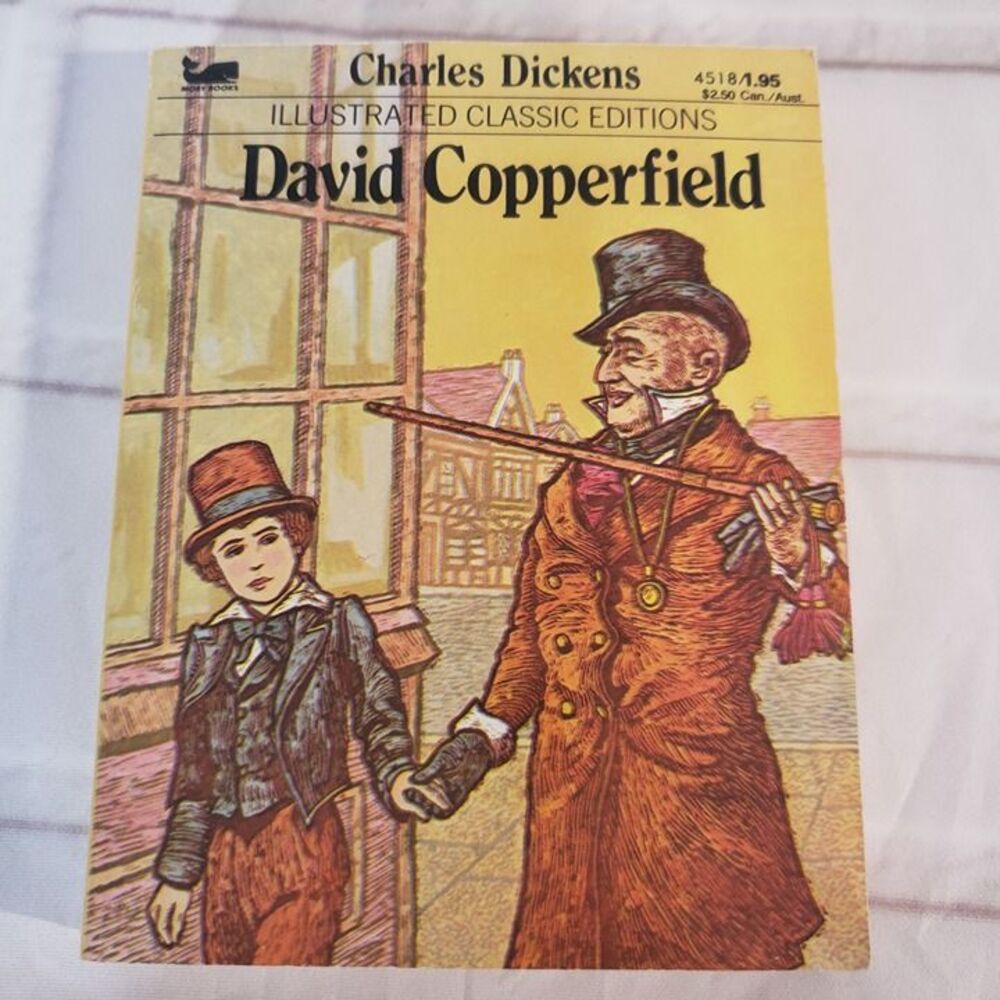 Vintage 70s Illustrated Classic David Copperfield Mini PB Book Childrens Reader